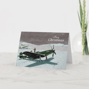 Carte de Noël Mustang