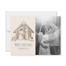 Carte de Noël Nativité