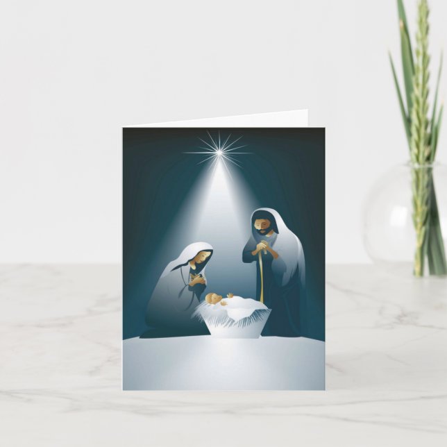 Carte de Noël - Nativité (Devant)