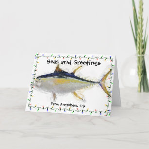 Carte de Noël Nautique Yellowfin Tuna