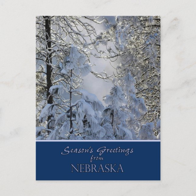 Carte de Noël Nebraska / carte postale spécifique  (Devant)