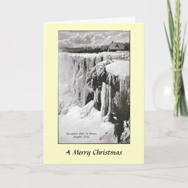 Carte de Noël - Niagara Falls, New York (Devant)