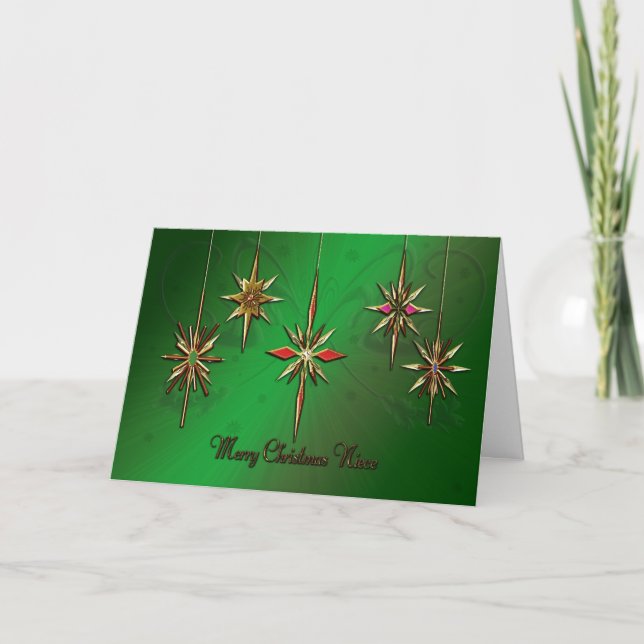Carte de Noël nièce (Devant)