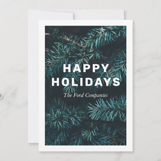 Carte de Noël non photo ou carte de vacances (Devant)