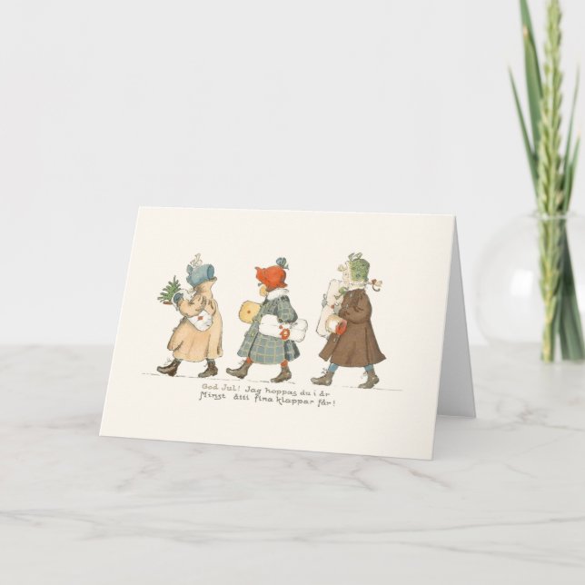 Carte de Noël norvégienne (Devant)
