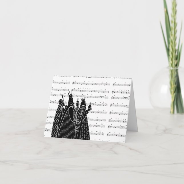 Carte de Noël - Nous trois rois (Devant)