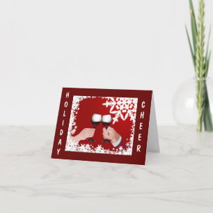 CARTE DE NOËL/NOUVELLE ANNÉE CHEERS ET GREETINGS