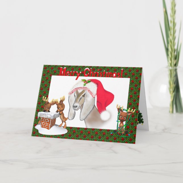 Carte de Noël Nubian Goa Art (Devant)
