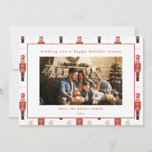 Carte de Noël Nutcracker avec photo