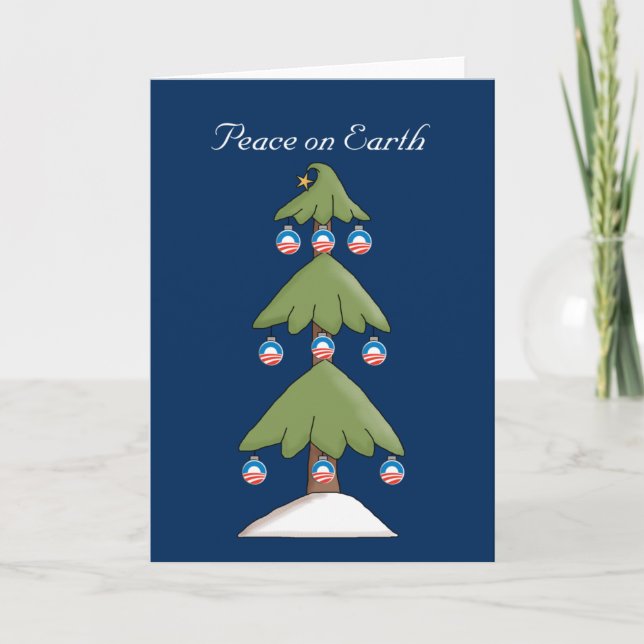 Carte de Noël Obama (Devant)