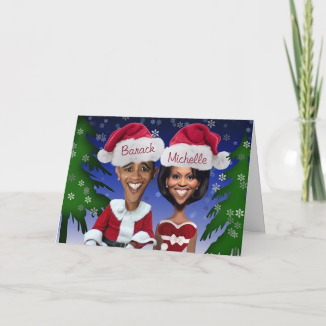 Carte de Noël Obama (Devant)
