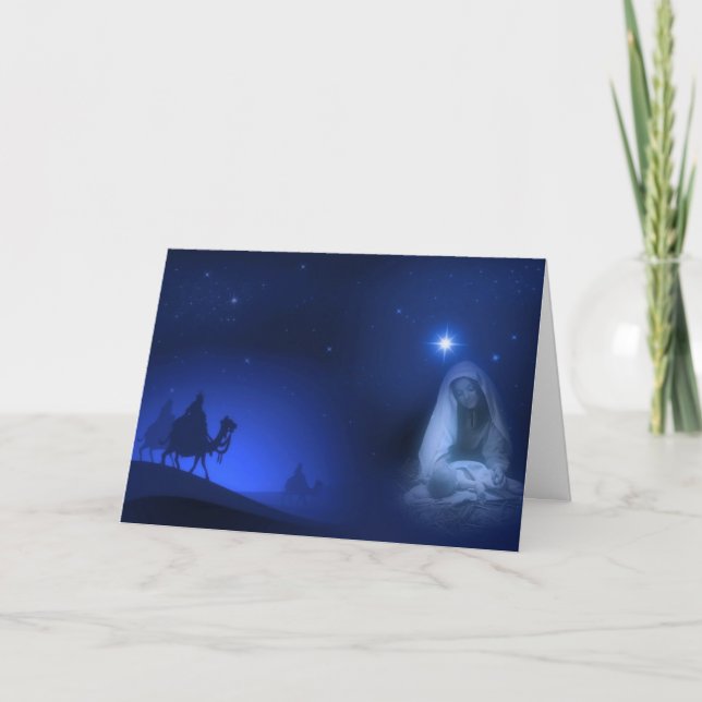 Carte de Noël Oh Holy Night (Devant)