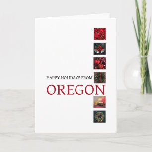 Carte de Noël Oregon, préciser