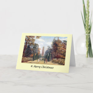 Carte de Noël - Pagode, Jardins Kew