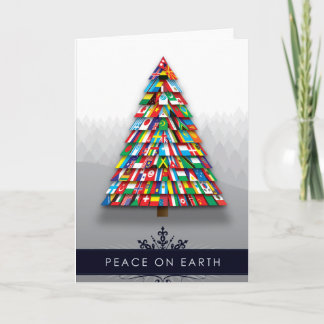 Carte de Noël : Paix sur terre