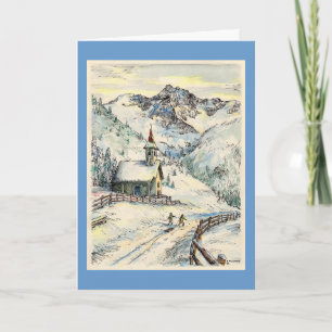 Carte de Noël Paul McGehee "Chapelle Zallinger"