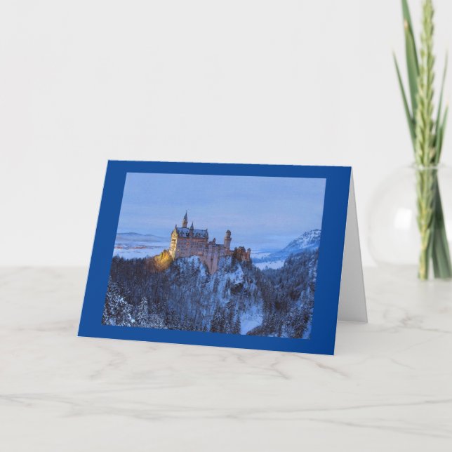 Carte de Noël Paul McGehee "Majesté bavaroise" (Devant)