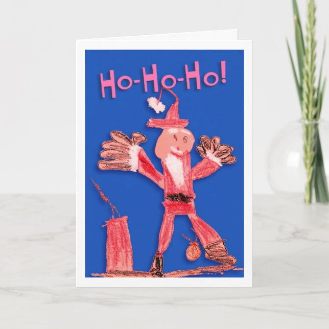Carte de Noël père Noël (Devant)