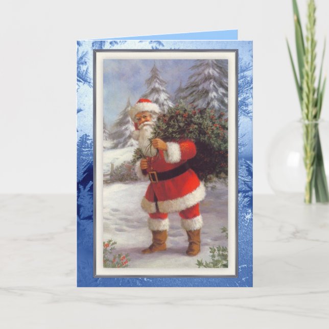 Carte de Noël Père Noël (Devant)