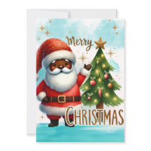 Carte de Noël Père Noël