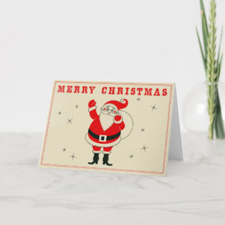 Carte de Noël - Père Noël