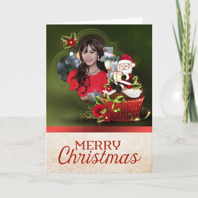 Carte de Noël père Noël (Devant)