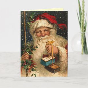 Carte de Noël Père Noël allemande