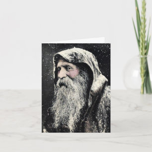 Carte de Noël Père Noël déplaisante