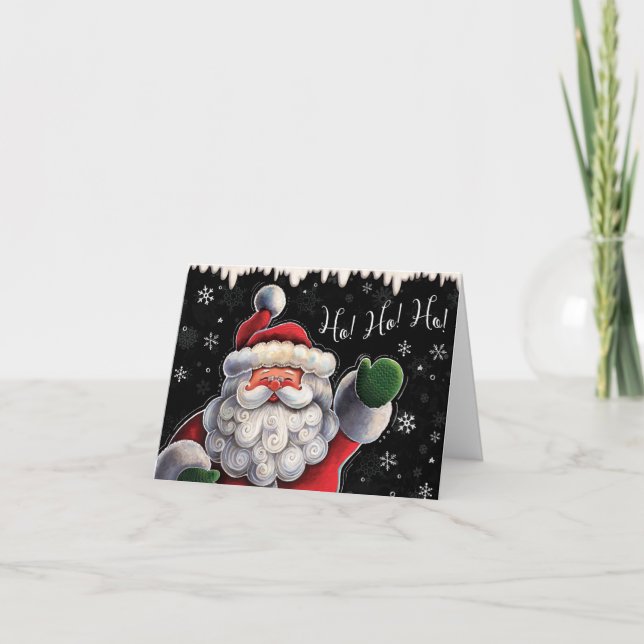 Carte de Noël Père Noël exclusive (Devant)