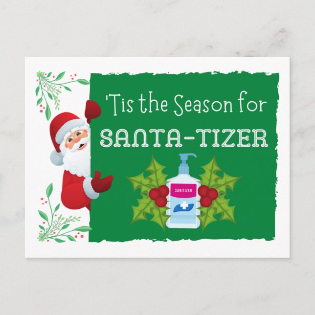 Carte de Noël "Père Noël-tizer" (Devant)