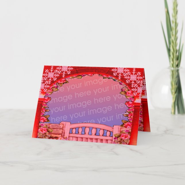 Carte de Noël personnalisable (Devant)