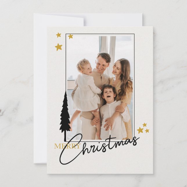 Carte de Noël personnalisable (Devant)