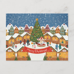 Carte de Noël personnalisable et modifiable