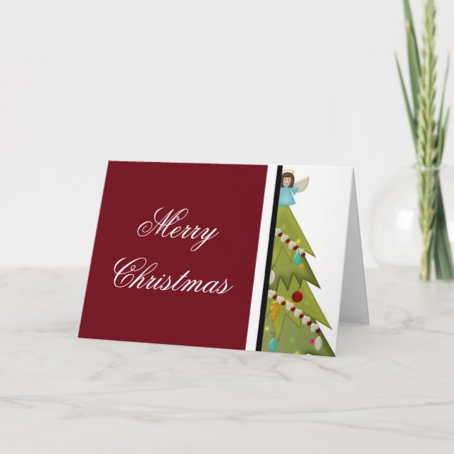 Carte de Noël personnalisée classique (Devant)