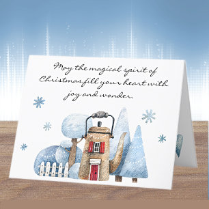 Carte de Noël personnalisée et fantaisiste Joyeux 