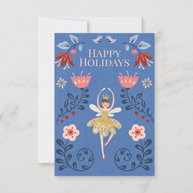 Carte de Noël personnalisée Nutcracker Ballet (Devant)