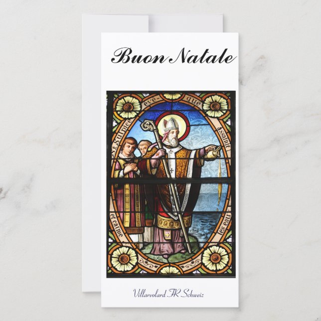 Carte de Noël photo (Devant)