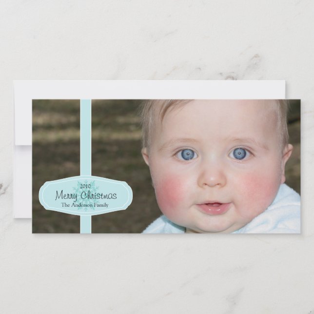 Carte de Noël photo (Devant)