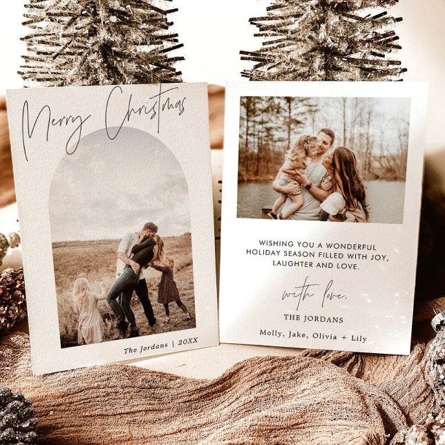 Carte de Noël photo | Carte de vacances photo en a (Créateur téléchargé)