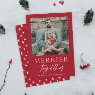 Carte de Noël photo de type Budget Plus Joyeux Ens