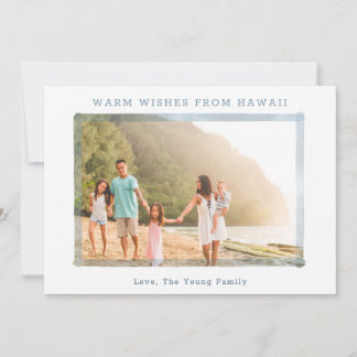 CARTE DE NOËL PHOTO HAWAIENNE | PHOTO DE FAMILLE S