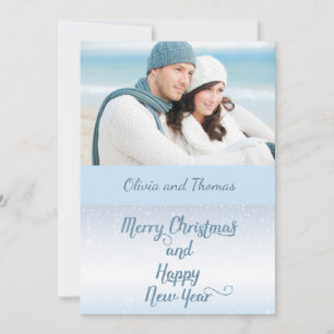 Carte de Noël photo Nautical Beach Boaters