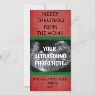 Carte de Noël photo Ultrasound