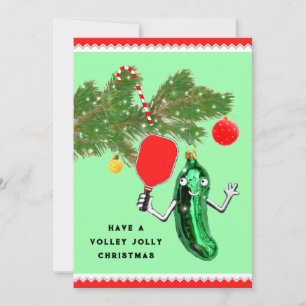 Carte de Noël Pickball