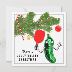 Carte de Noël Pickball