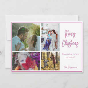 Carte de Noël Pink Noel