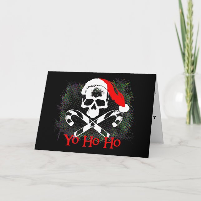 Carte de Noël Pirate (Devant)