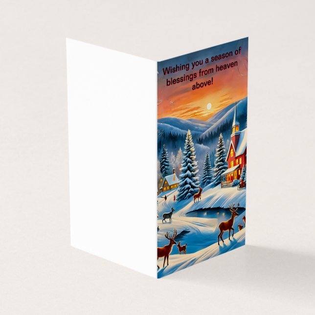 Carte de Noël pittoresque (Outside)