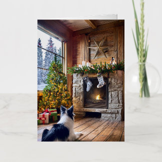 Carte de Noël pliée