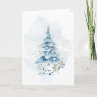 Carte de Noël pliée